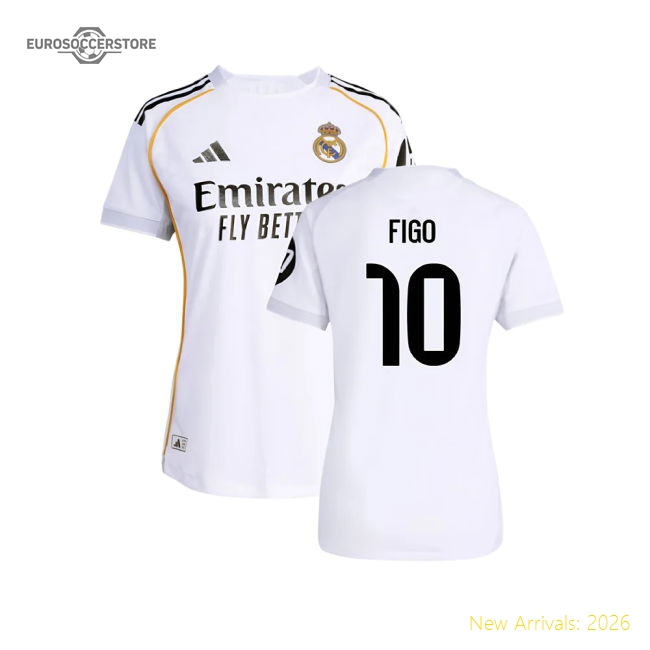 2025-2026 Real Madrid Home Fan Wear Ladies' 2026 Real Shirt Soccer Wear
