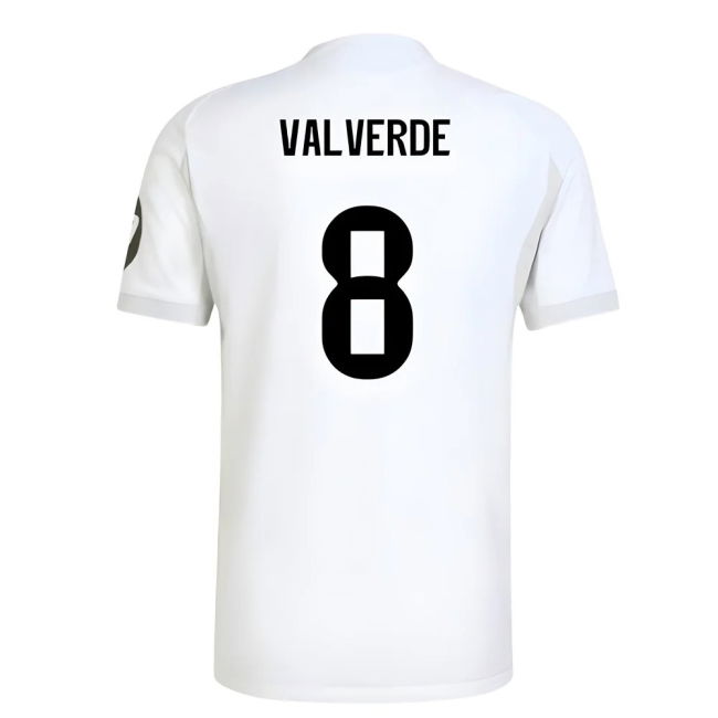 2025-2026 Real Madrid Home Jersey (Adult) #18