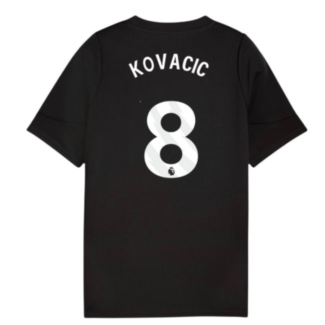 2025-2026 Man City Training Jersey (Black) - Kids (Kovacic 8)