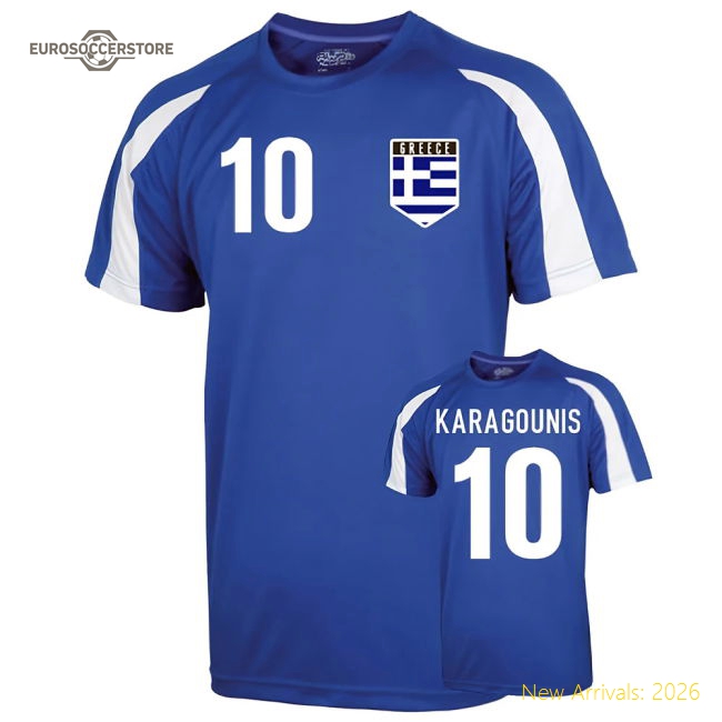 Soft Kids Football Team Karagounis Jersey 2025-2026 Machine-washable