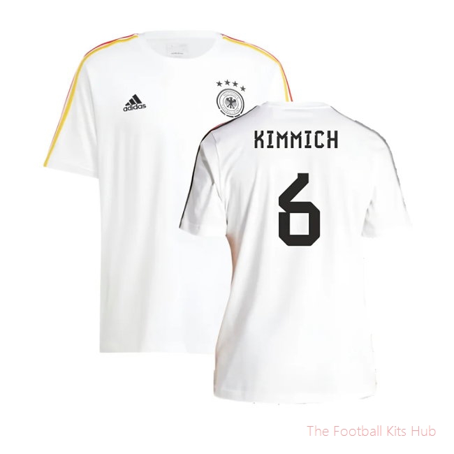 2024-2025 Germany 3S DNA Tee (White) (Kimmich 6)