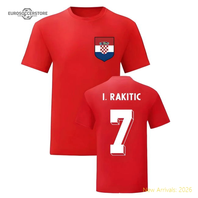 Ivan Rakitic Croatia National Hero Tee\'s (Red)