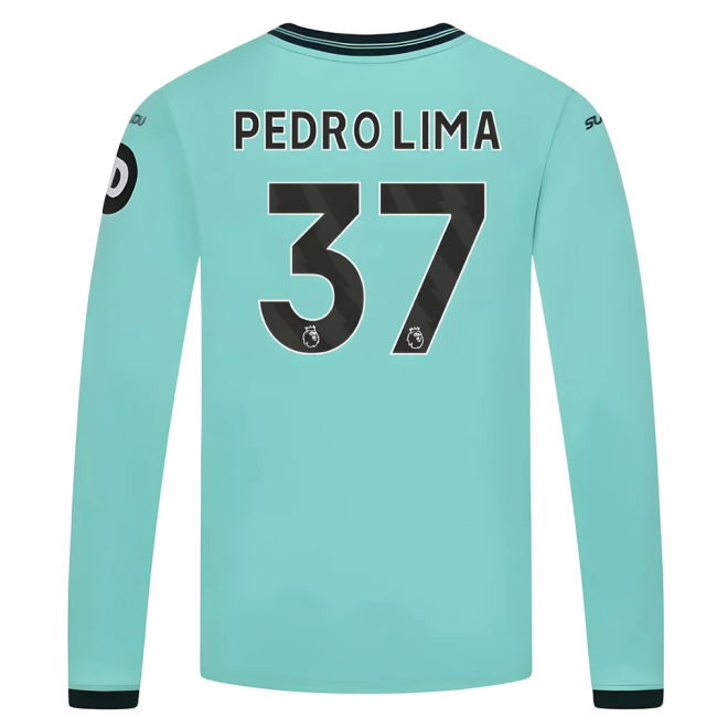 2025-2026 Wolves Long Sleeve Away Top (Kids) (Pedro Lima 37)