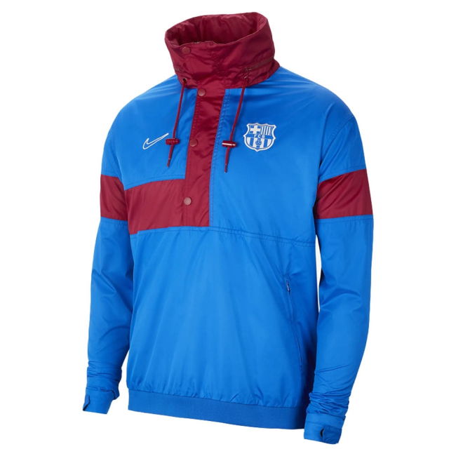 2021-2022 Barcelona Anorak Jacket Shirt for (Adult