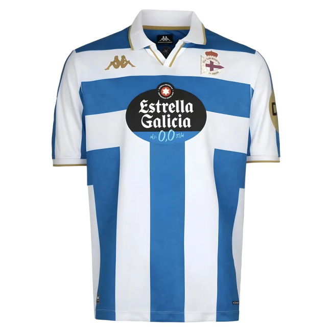2025-2026 Deportivo La Coruna Home Shirt | Timeless Design