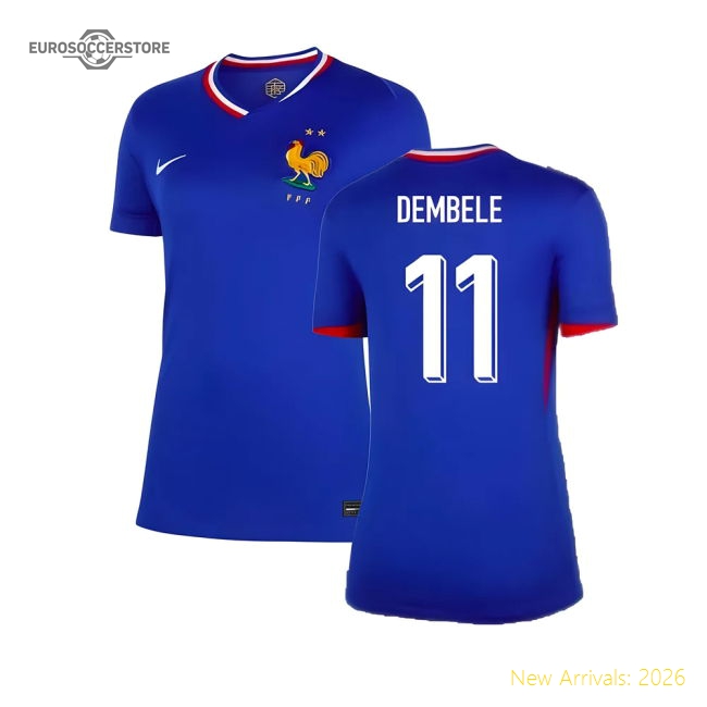 2024-2025 Football Team Womens Stylish Jersey Dembele Aeroready