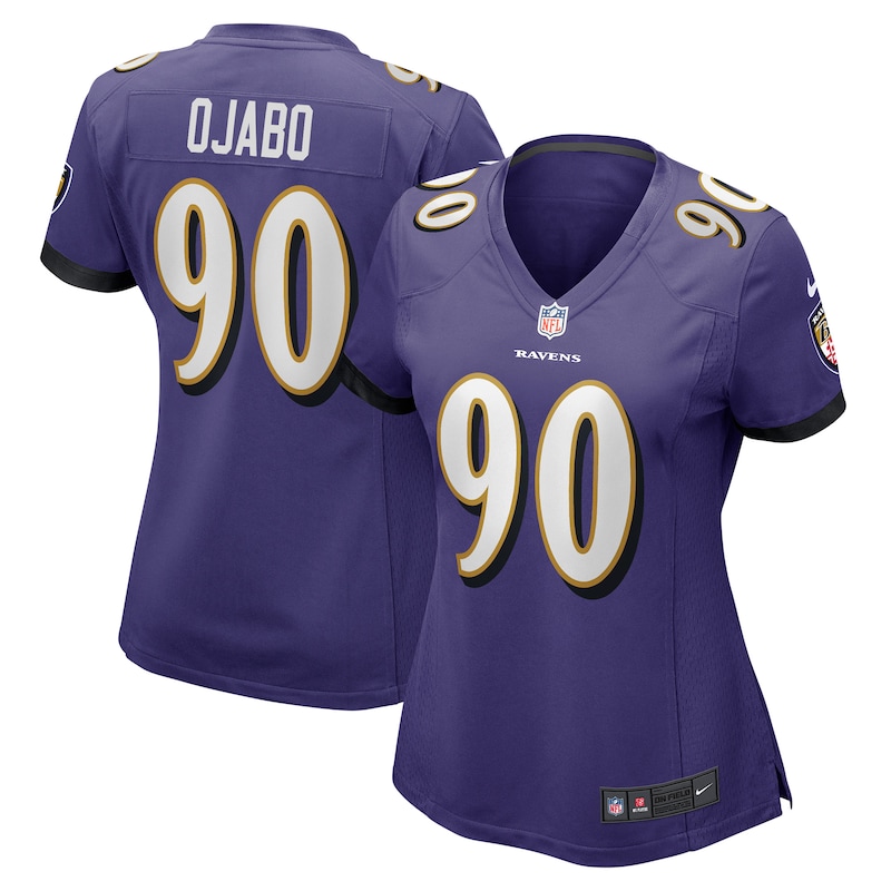 None David Ojabo BAL Ravens Powerful Premium Material Jersey