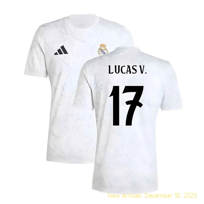 2024-2025 RM Real Madrid Pre-Match Professional Shirt (White) (Lucas