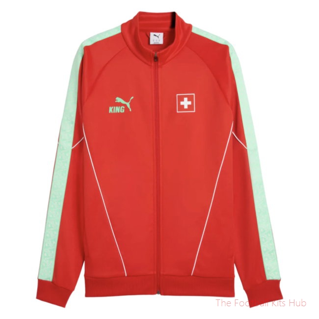 2026-2027 Switzerland KING Anthem Jacket (Red)