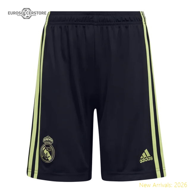 Trending Authentic 2022-2023 Real Madrid Third Shorts (Black)