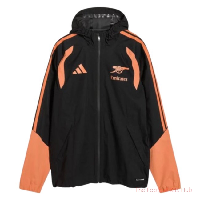 Soccer Club Arsenal Waterproof Jacket Supporters 2026-2027 Edition