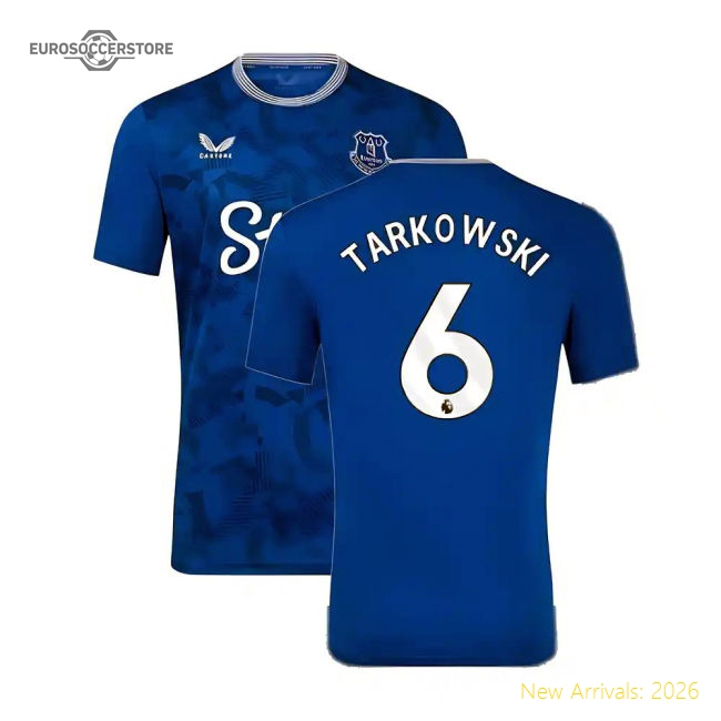 2024-2025 Epl Everton Home Match-ready Jersey Tarkowski