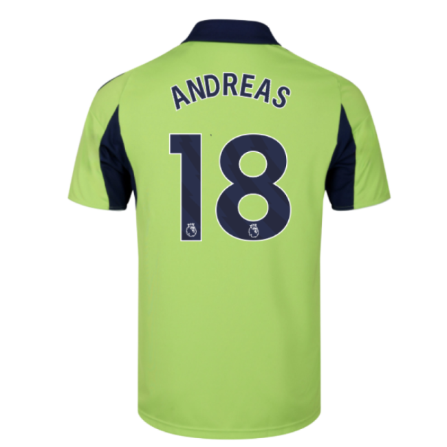 Premium Elite 2025-2026 Fulham Away Shirt Official Andreas 18