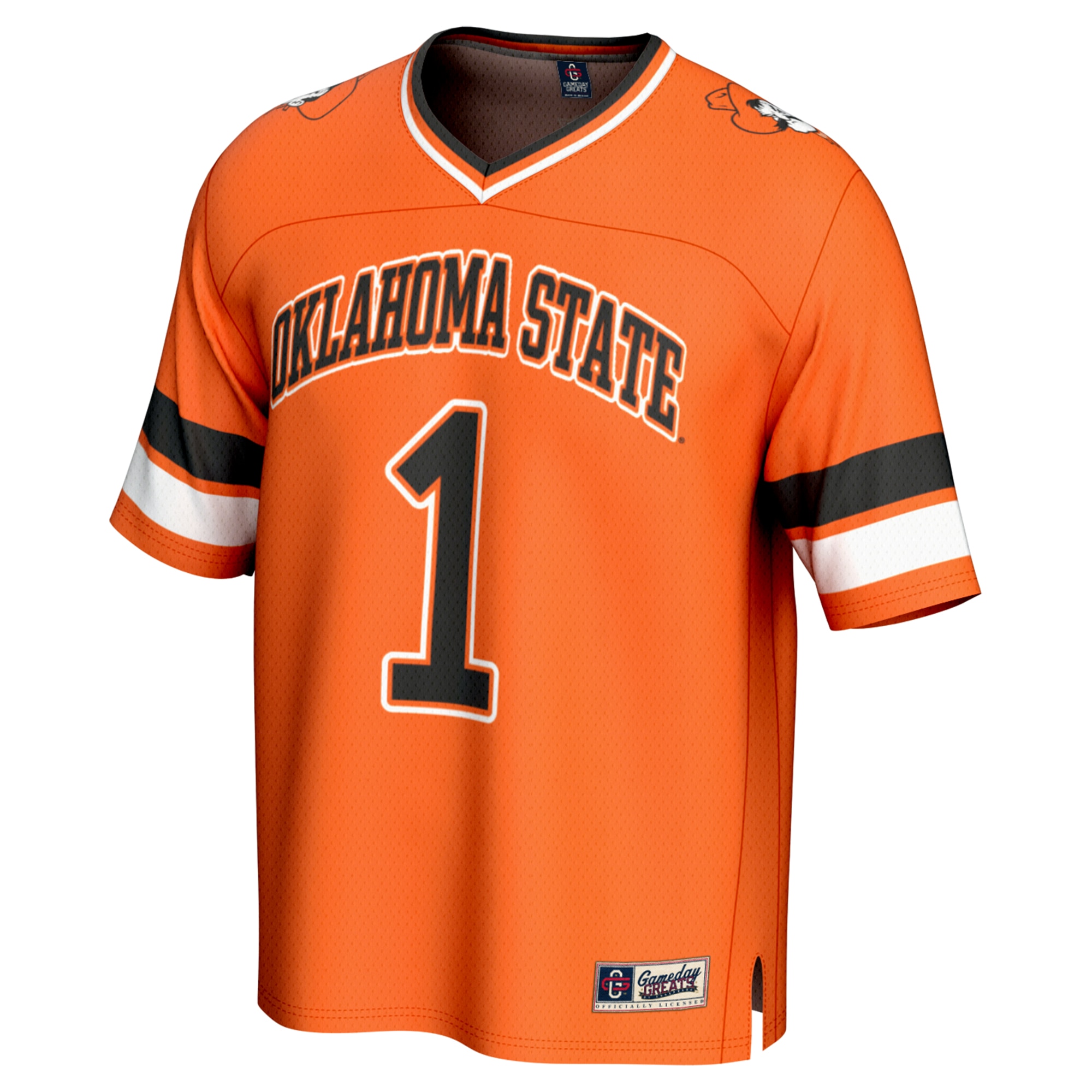 [NJP] Oklahoma State Cowboys GameDay Greats Youth Lightweight Collegiate Football Fashion Jersey - Orange