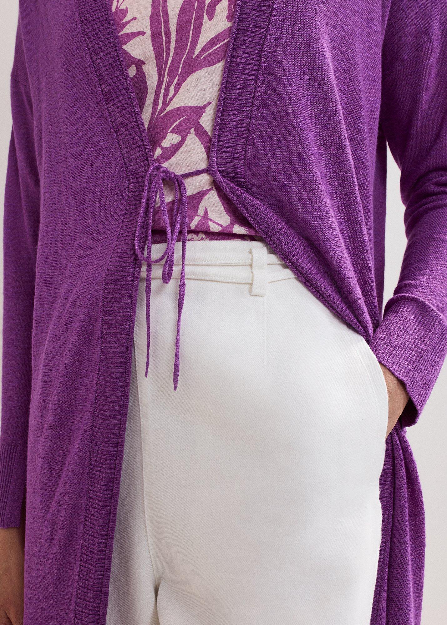Tasha Linen Longline Cardigan