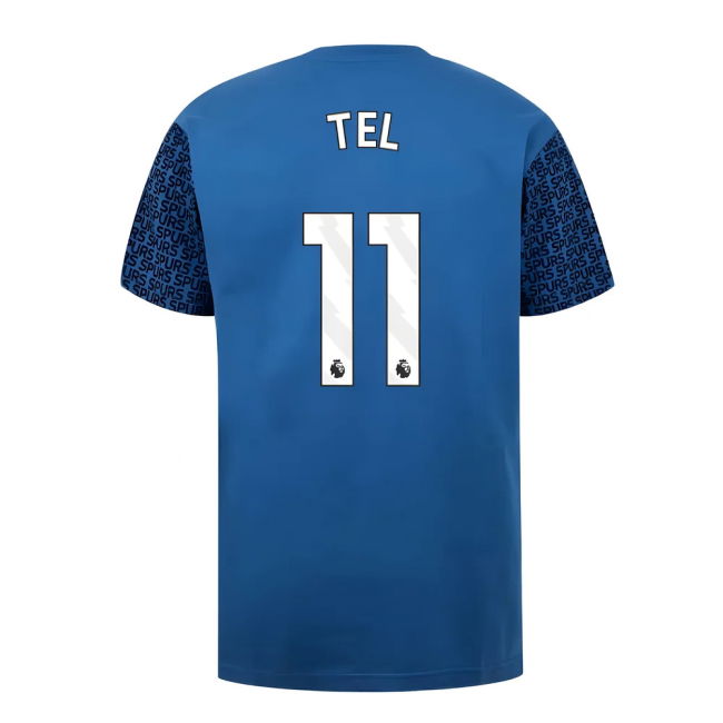 Faithful Spurs Tottenham Hotspur Graphic T Shirt Blue Tel #11 Authe...
