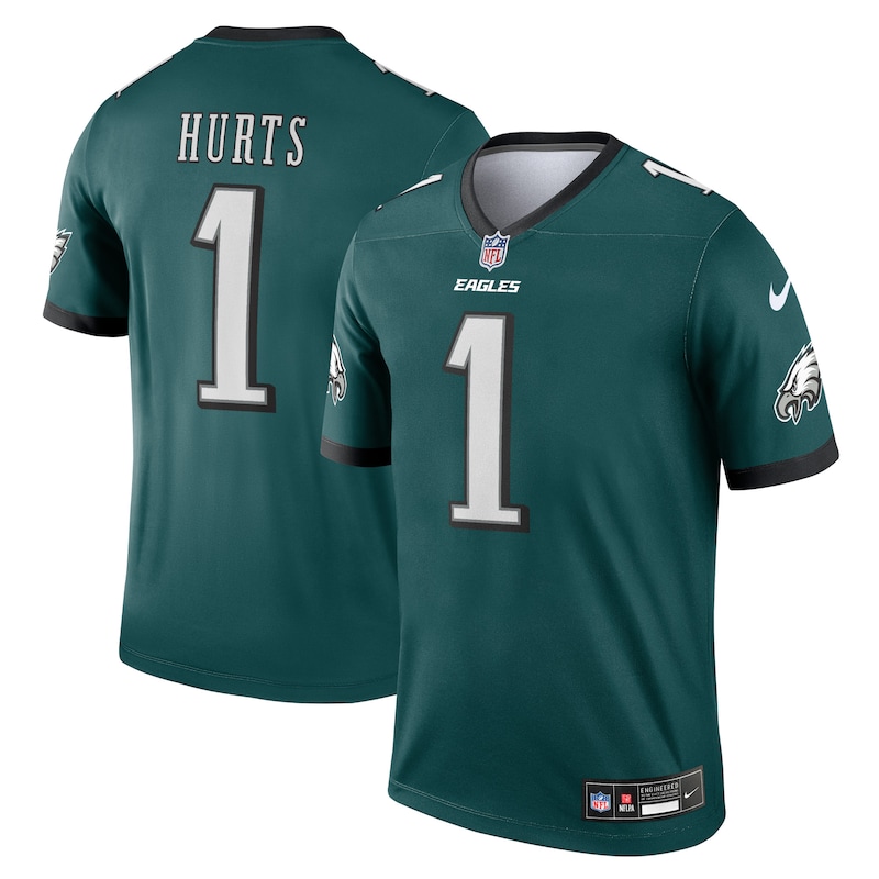 None Jalen Hurts PHI Eagles Championship Premium-Quality Jersey