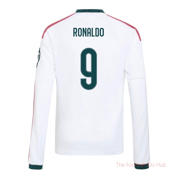 Real Madrid 2026-2027 Long Sleeve Home Shirt (Kids) (Ronaldo 9)