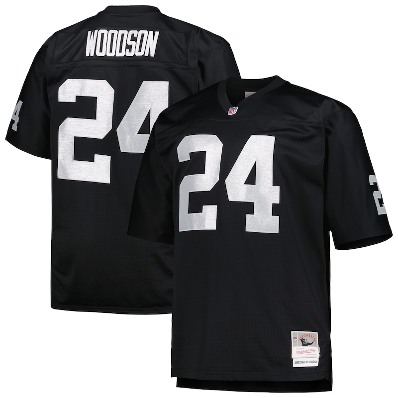 None Charles Woodson LV Raiders Energetic Premium Jersey Game Day Wear