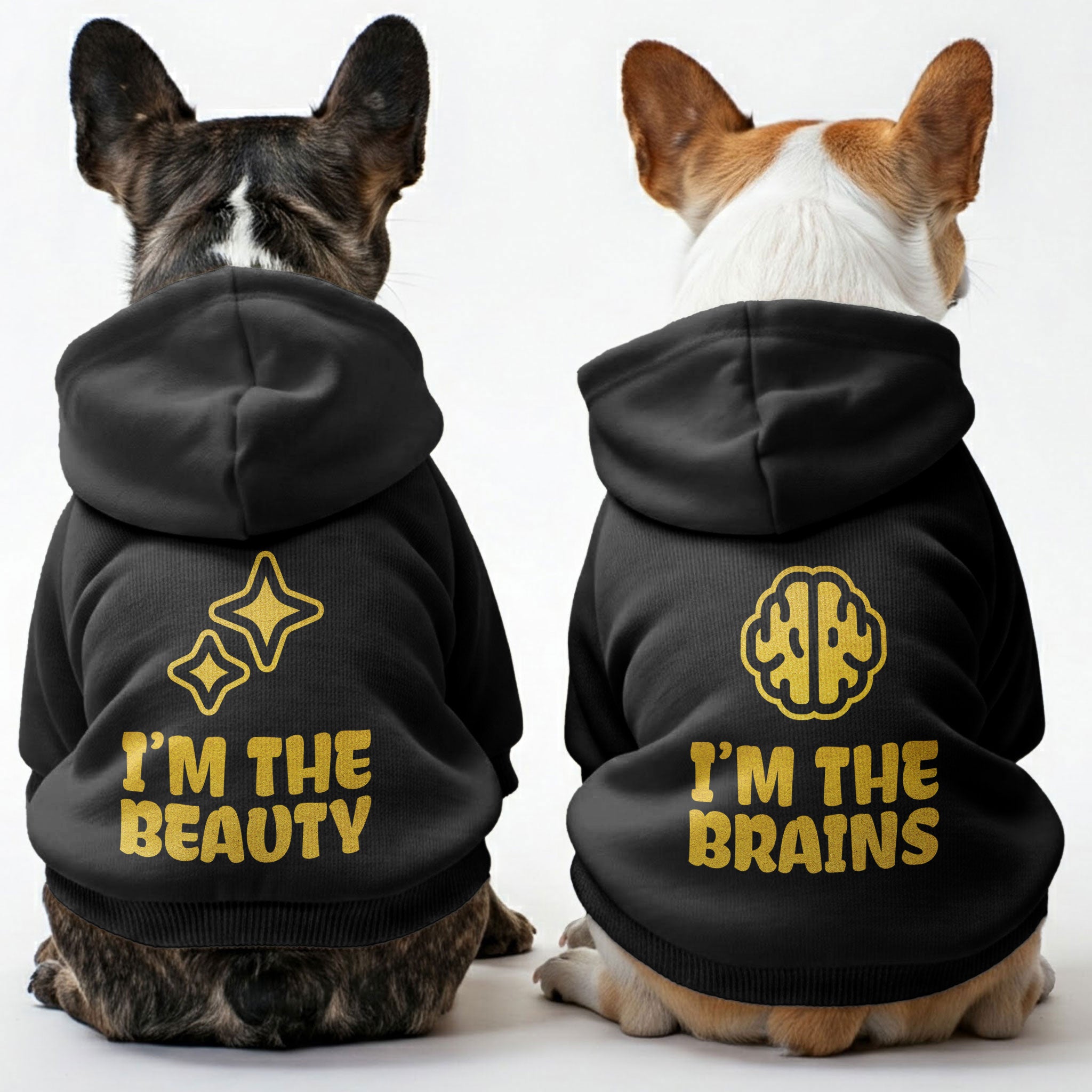 French Bulldog I’m The Brains And I’m The Beauty Matching French