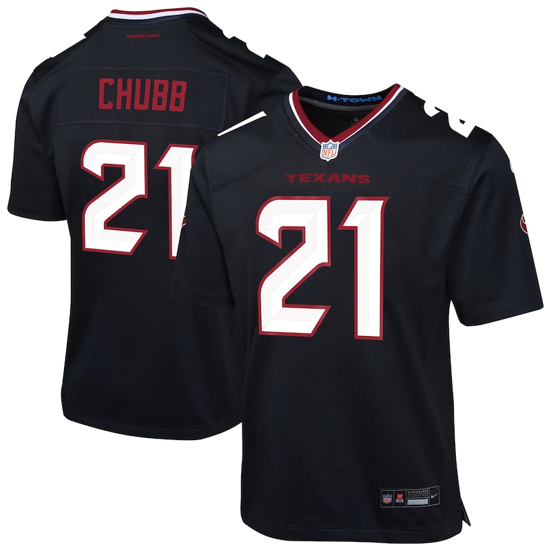 None Nick Chubb HOU Texans Elite Authentic Jersey for NFL Fans