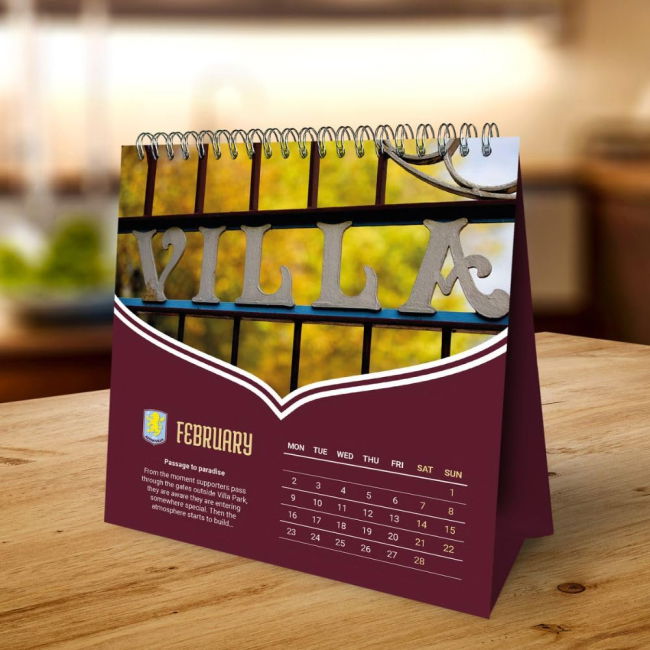 Pro Style Aston Villa High Standard Home Elite Kit (Calendar 2026)