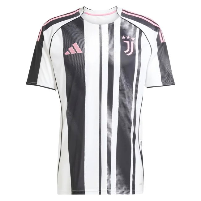 Premium 2025-2026 Juventus Home With Retro Design - Champions League