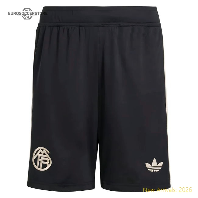 2025-2026 Bayern Munich Third Shorts (black) - Kids - Collectors Item