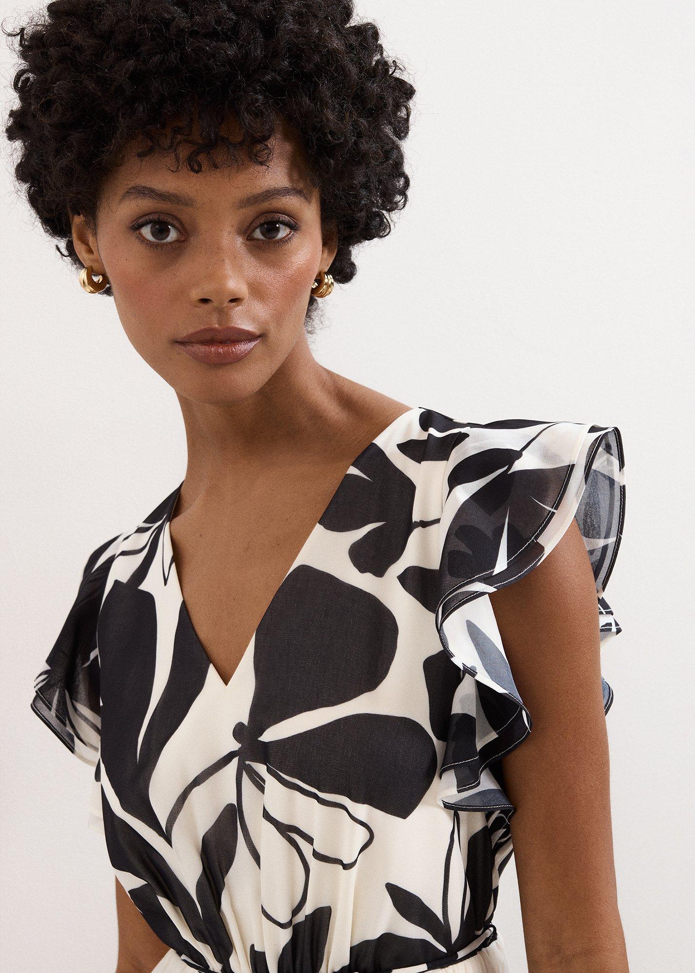 Petite Uma Printed Maxi Dress