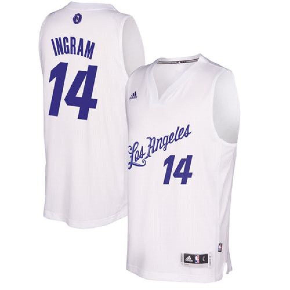 High-Quality Men's Lakers #14 Brandon White Basketball Jersey