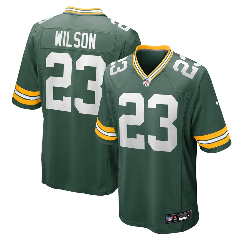 None Emanuel Wilson GB Packers Retro Authentic Jersey Football Apparel