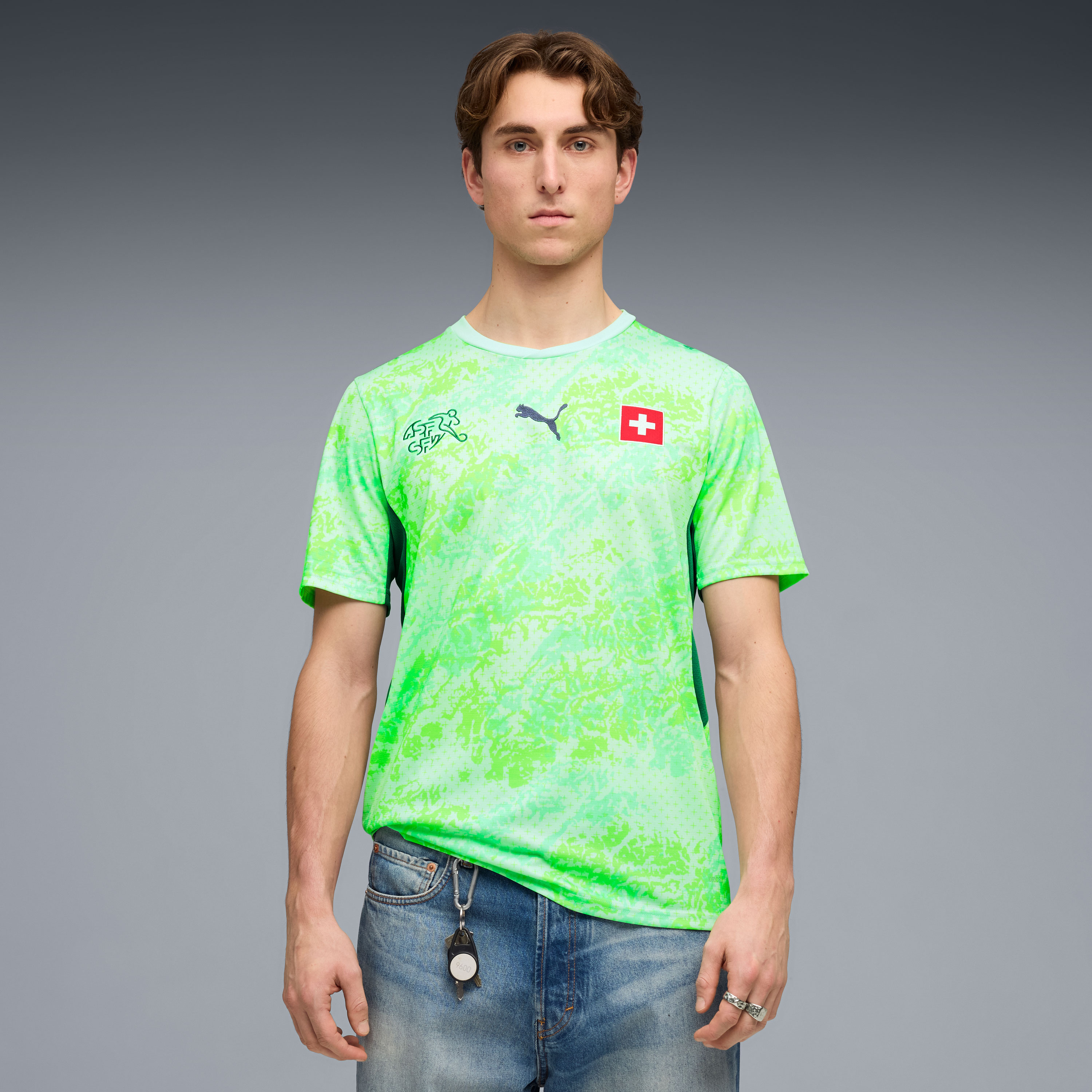[JED] Switzerland National Team 2026 Away Replica Jersey - Green