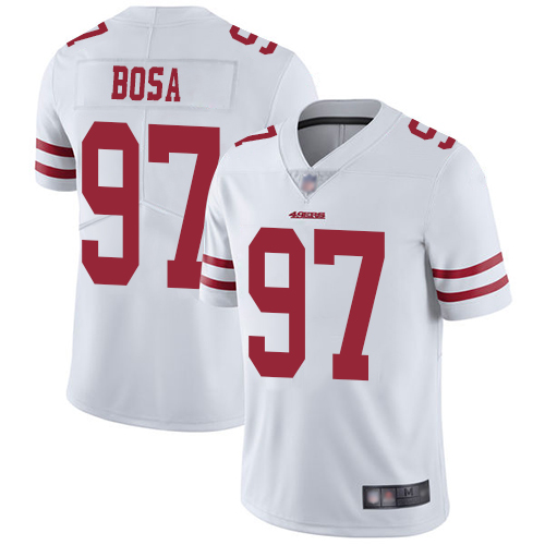 NFL SF 49ers #97 Nick Bosa Limited White Jersey - Fan Favorite