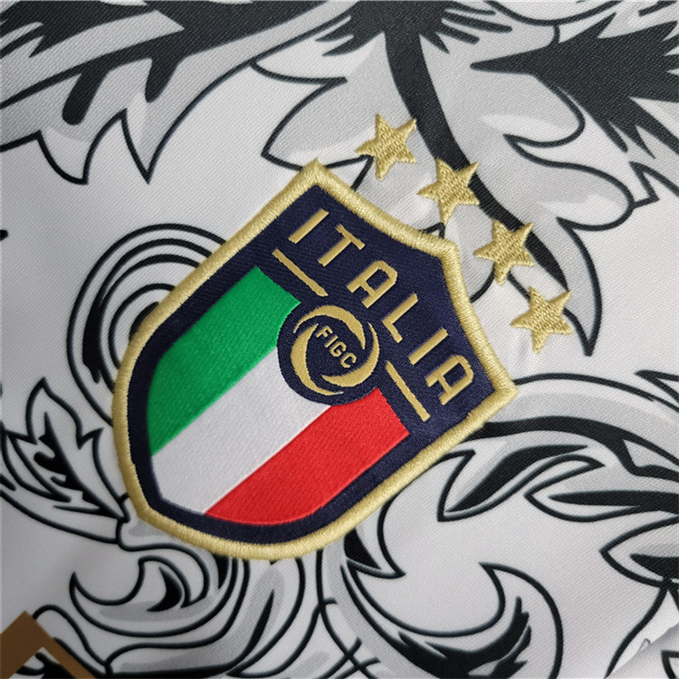 Official Italy X Versace White Shirt - Official Replica 17023