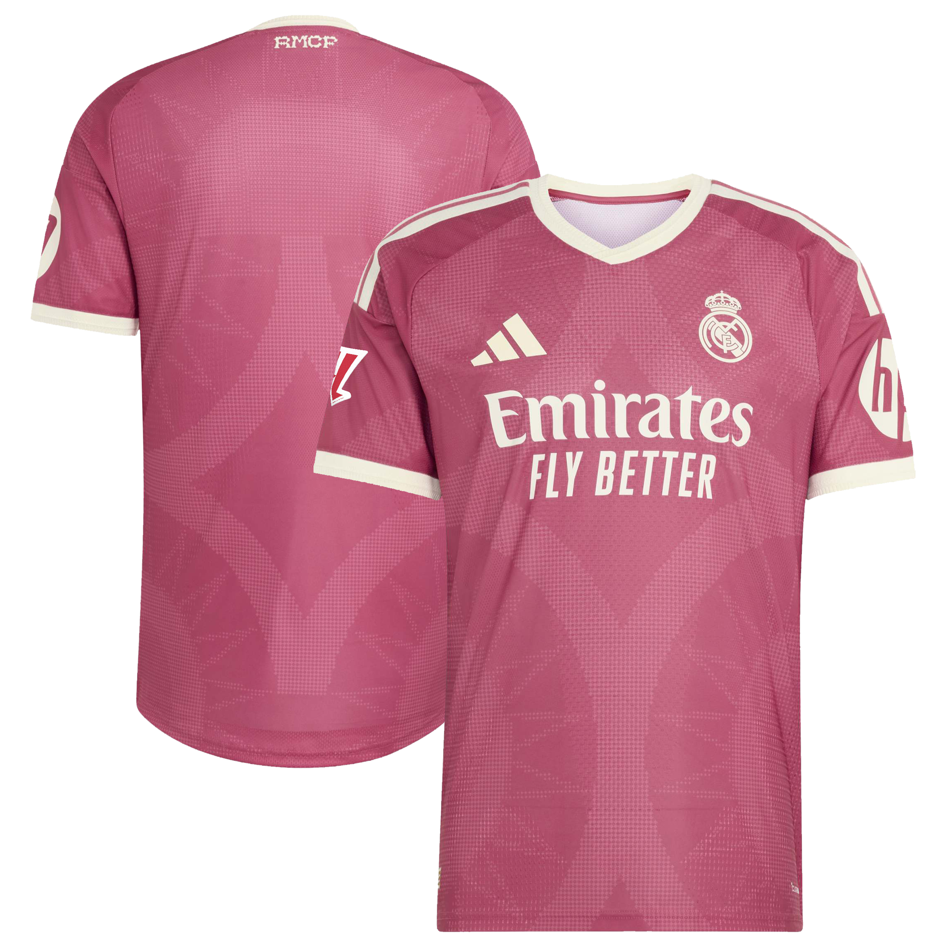 [ESK] Women's Real Madrid 2026/27 Third On-Field Authentic Patch Jersey - Pink