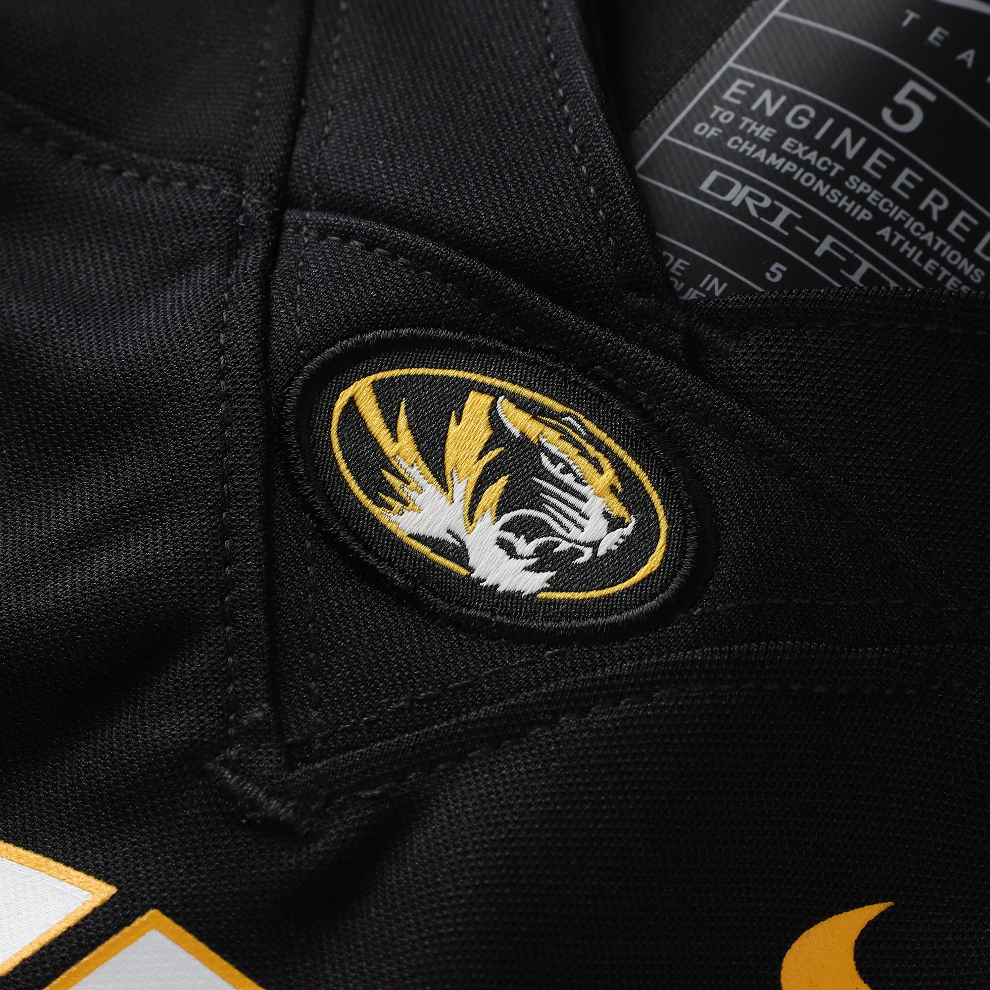 Preschool Black Missouri Tigers Football Jersey