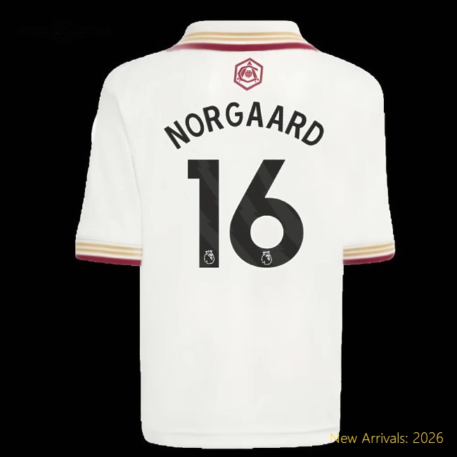 Child-friendly Arsenal Mini Jersey Norgaard 2025-2026 Dri-fit