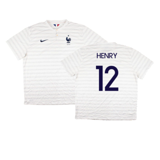 Exclusive France Away Unique Shirt 2014-2015 (Henry 12)