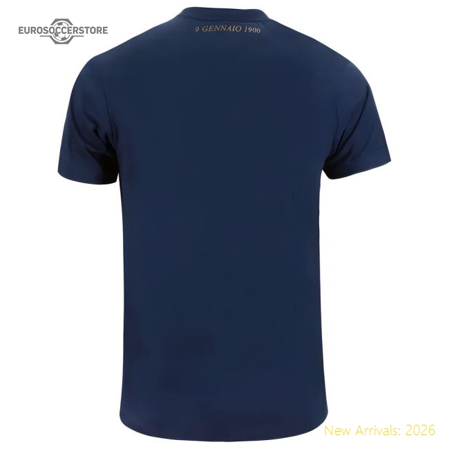 Lazio 125th Anniversary Cotton Tee (Navy) (Pedro 9)