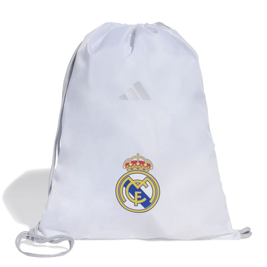 Real Madrid Gym Sack - White/Bold Gold