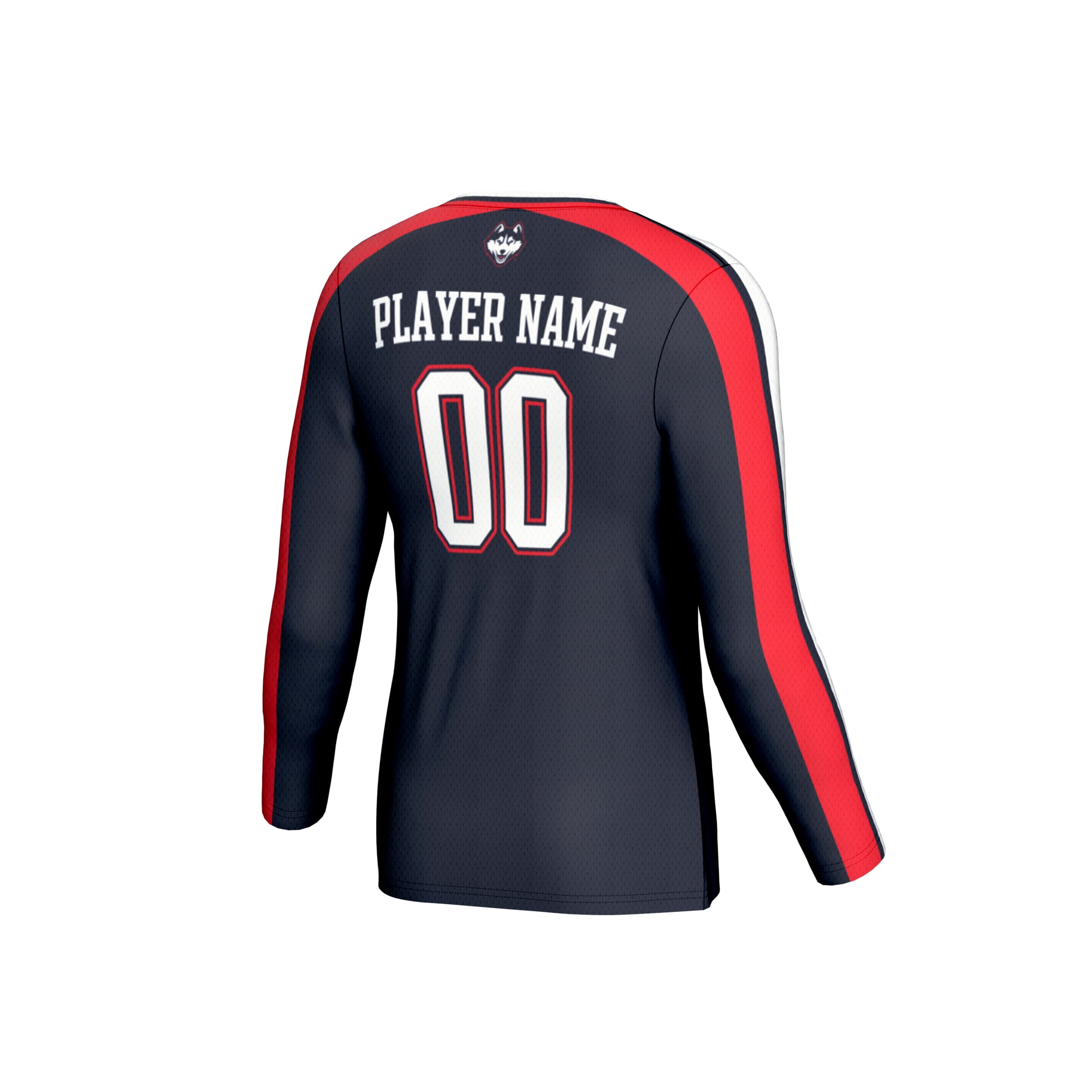 UConn Huskies GameDay Greats Unisex NIL Pick-A-Player Lightweight Collegiate Volleyball Fashion Jersey - Navy