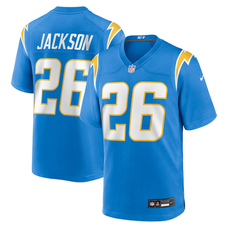 None Donte Jackson Los Angeles Chargers Powerful Authentic Jersey