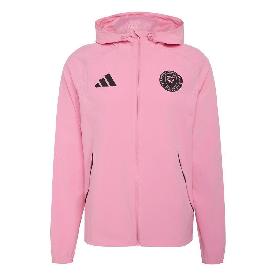 Inter Miami Windbreaker Tiro Travel FZ - Bliss Pink/Black