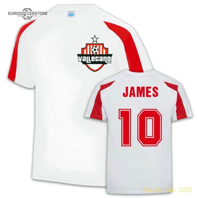 Exceptional James Rodriguez Rayo Vallecano Sports Training Jersey