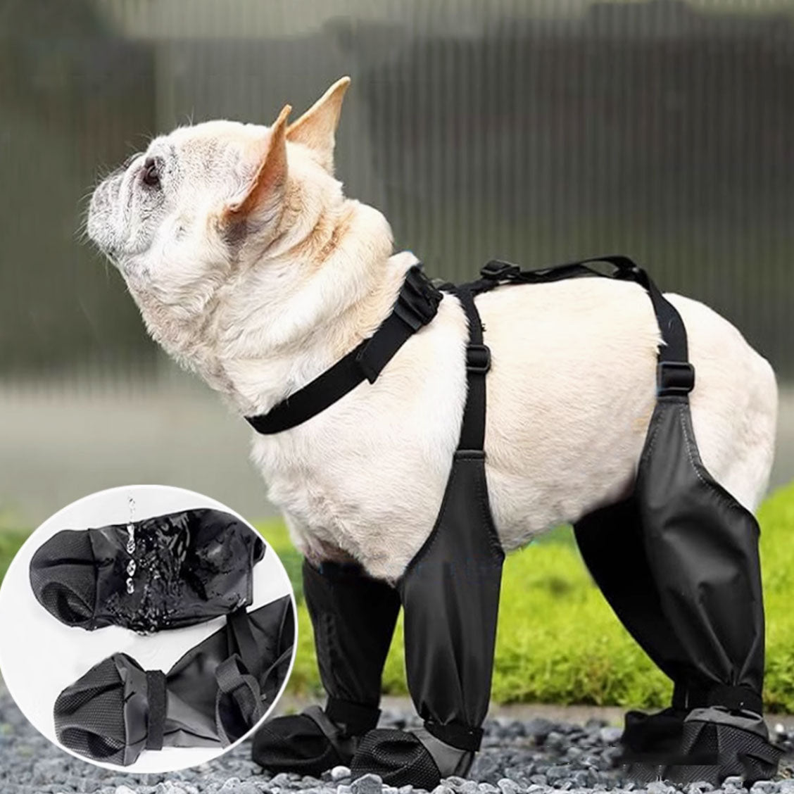 Durable Pawguard French Bulldog Footwear Soft And Stylish Paws Protec...