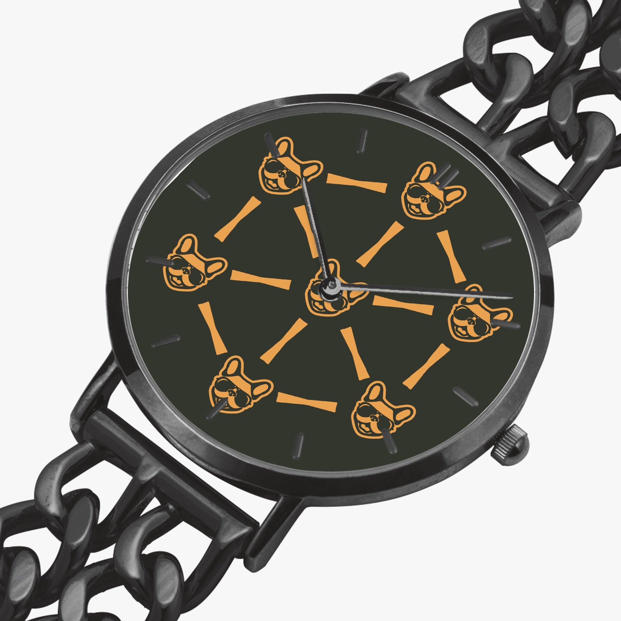 Cozy Soot - Chic Hollow Strap Watch For Frenchie Lovers for Dog Owners