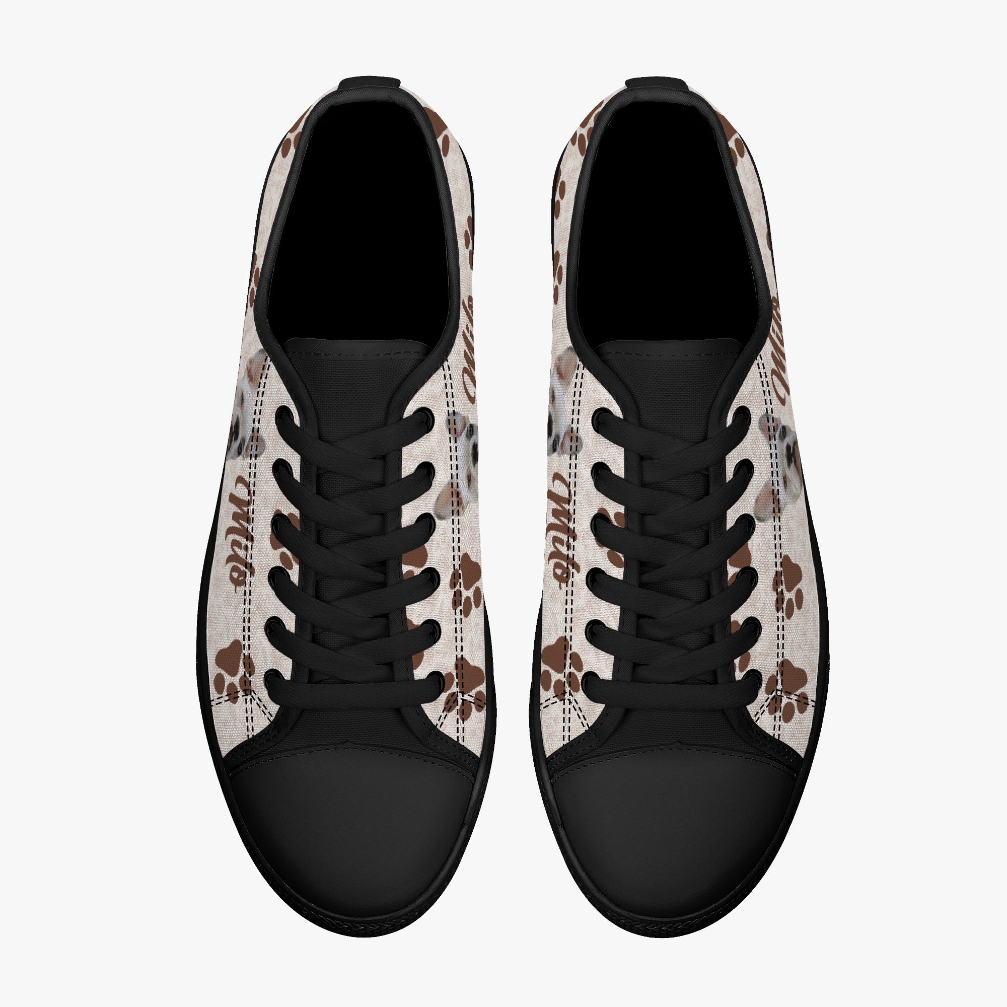 Stylish Deebo - Personalized Classic Low-top Canvas Shoes for Pet