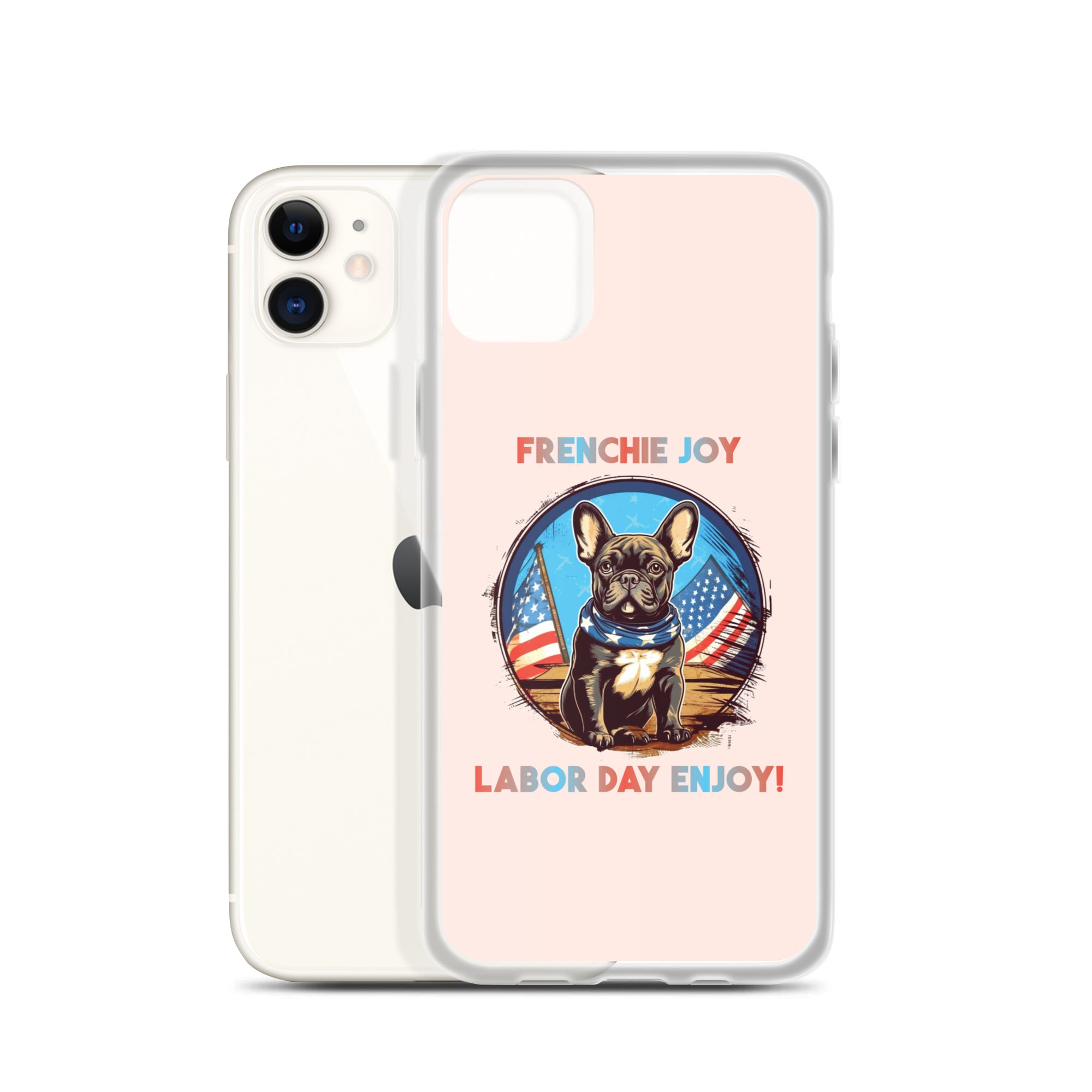 Frenchie Joy - Bulldog Clear Case For Iphone® For French Bulldogs