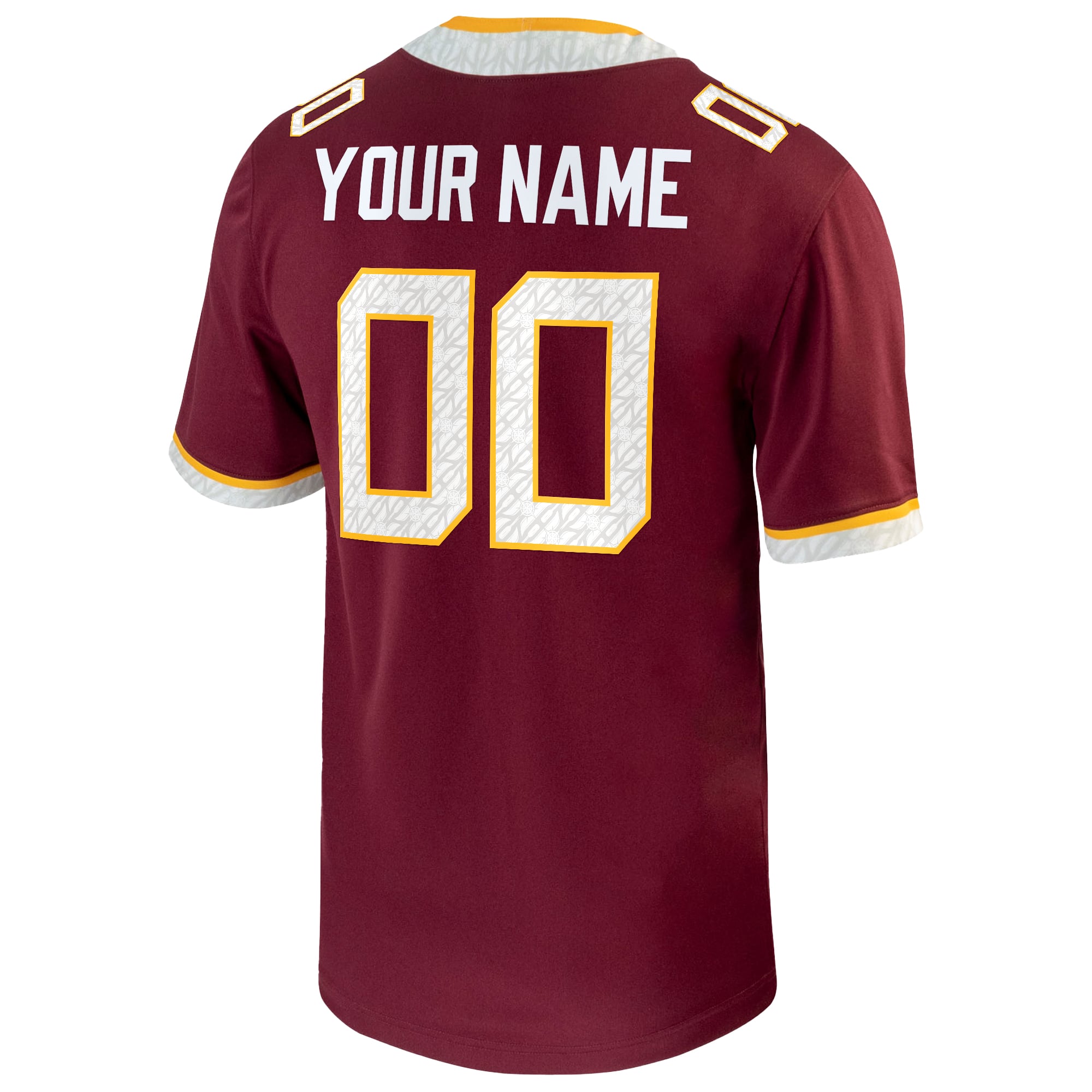 Men's Maroon Minnesota Golden Gophers Football Custom Game Jersey