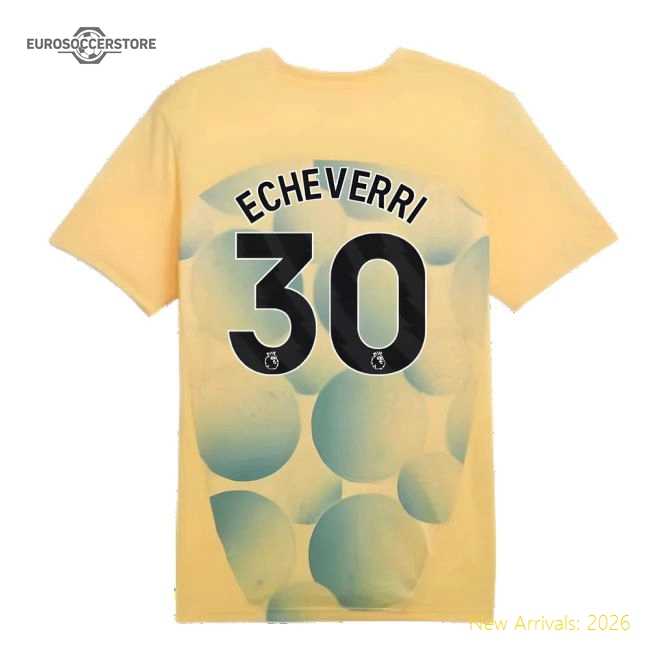 High-quality Man City Kids Jersey Echeverri 2024-2025 Technology
